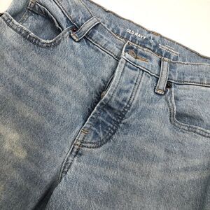 Old Navy Womens High Rise Slouchy Straight Jeans Size 0 Light Wash Comfortable